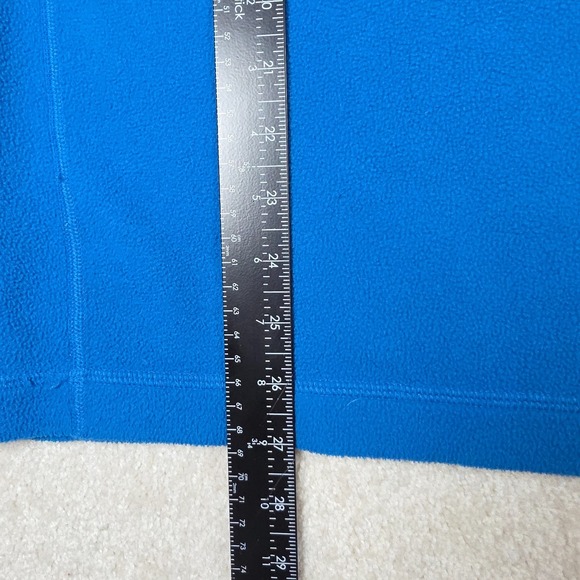 Patagonia Sweater Mens M Reg Blue Fleece Quarter Zip Pullover Hiking Comfort - Picture 8 of 9